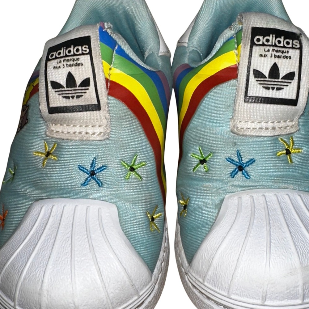 Adidas Superstar 360 Slip On Simpsons Rainbow TODDLER Shoes 5k 5 - Picture 5 of 6